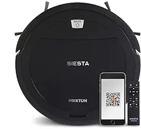 PRIXTON Siesta robot aspirateur 0,25 L Sans sac Noir