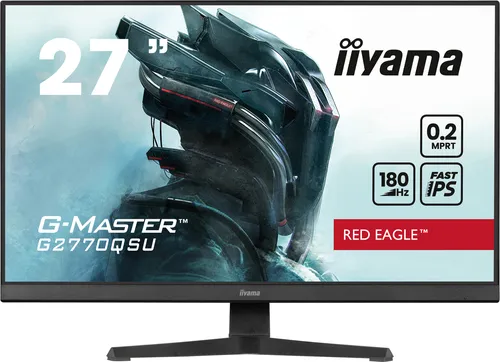 iiyama G-MASTER G2770QSU-B6 écran plat de PC 68,6 cm (27") 2560 x 1440 pixels Wide Quad HD LED Noir