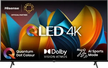 Hisense 55E77NQ 147,3 cm (58") 4K Ultra HD Smart TV Wifi Noir 350 cd/m²