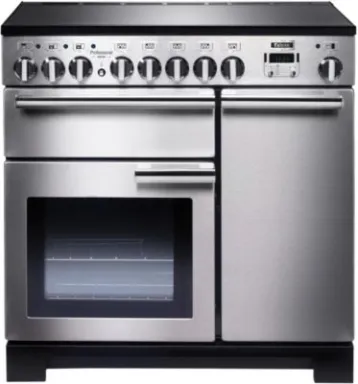 Falcon Professional Deluxe 90 Cuisinière Electrique Plaque avec zone à induction Acier inoxydable A