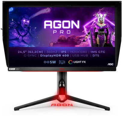 AOC AG254FG écran plat de PC 62,2 cm (24.5") 1920 x 1080 pixels Full HD LED Noir