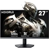Koorui 27E6CA écran plat de PC 68,6 cm (27") 1920 x 1080 pixels Full HD LCD Noir