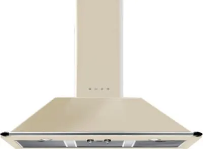 Smeg KT100PE hotte Montée au mur Crème 787 m³/h A