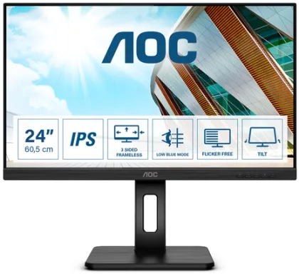 AOC P2 24P2Q LED display 60,5 cm (23.8") 1920 x 1080 pixels Full HD Noir