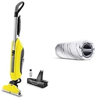 Kärcher FC 5 Aspirateur traineau Secteur Humide Sans sac 460 W Noir, Argent, Jaune