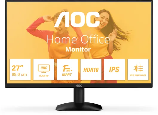 AOC B3 Q27B35E écran plat de PC 68,6 cm (27") 2560 x 1440 pixels Quad HD LED Noir