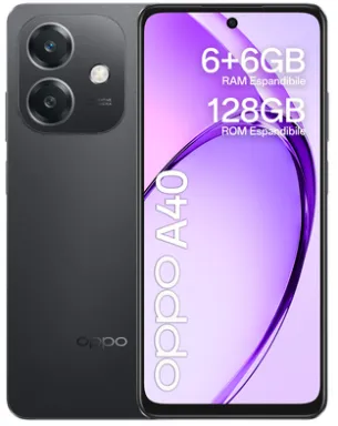 OPPO A40 16,9 cm (6.67") Double SIM Android 14 4G USB Type-C 6 Go 128 Go 5100 mAh Noir