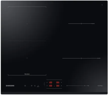 Samsung NZ64B5046GK Noir Intégré 59 cm Plaque avec zone à induction 4 zone(s)