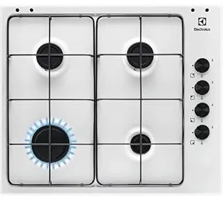 Electrolux KGS6404W Blanc Intégré 59.5 cm Gaz 4 zone(s)