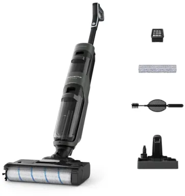 Rowenta X-Clean 4 GZ5035WO aspirateur balai et balai électrique Batterie Sec&humide mousse Sans sac 200 W Gris