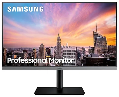 Samsung SR65 écran plat de PC 68,6 cm (27") 1920 x 1080 pixels Full HD LCD Bleu, Gris