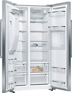 Bosch Serie 6 KAG93AIEP frigo américain Pose libre 560 L E Acier inoxydable