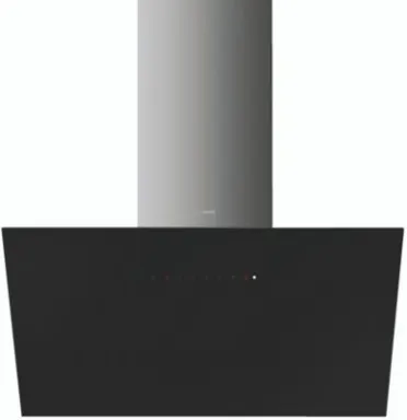 Smeg KICV90BL2 hotte Montée au mur Noir, Gris 620 m³/h A+