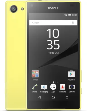Sony Xperia Z5 Compact 11,7 cm (4.6") SIM unique Android 5.1 4G Micro-USB 2 Go 32 Go 2700 mAh Jaune