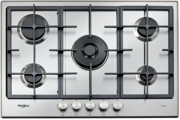 Whirlpool GMAL 7522/IXL Acier inoxydable Intégré 73 cm Gaz 5 zone(s)