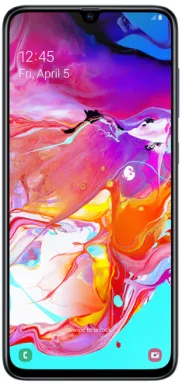 Samsung Galaxy A70 SM-A705F 17 cm (6.7") Double SIM Android 9.0 4G USB Type-C 6 Go 128 Go 4500 mAh Noir