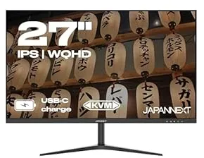 JAPANNEXT JN-IPS27WQHDR-C65W écran plat de PC 68,6 cm (27") 2560 x 1140 pixels Wide Quad HD LCD Noir