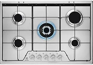 Electrolux KGS7534SX Acier inoxydable Intégré 74 cm Gaz 5 zone(s)