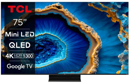 TCL C80 75C809 TV 190,5 cm (75") 4K Ultra HD Smart TV Wifi Noir 1300 cd/m²