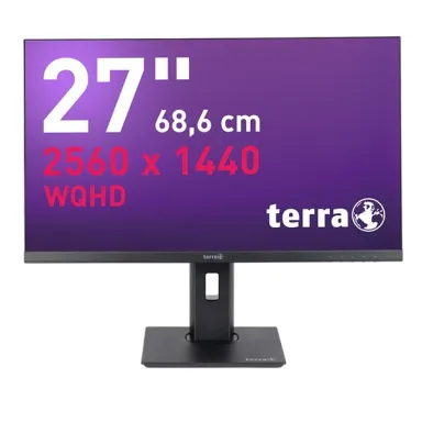 TERRA 3030231 écran plat de PC 68,6 cm (27") 2560 x 1440 pixels Wide Quad HD LED Noir