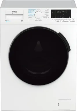 Beko HTE8614YBST machine à laver avec sèche linge Pose libre Charge avant Blanc E