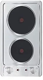 Respekta KM9111EN plaque Argent Intégré 29 cm Plaque de cuisson à bobine 2 zone(s)