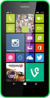 Nokia Lumia 630 11,4 cm (4.5") SIM unique Windows Phone 8.1 3G Micro-USB 0,5 Go 8 Go 1830 mAh Vert