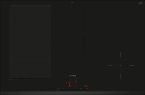 Siemens iQ700 Table à induction 80 cm Noir, sans cadre