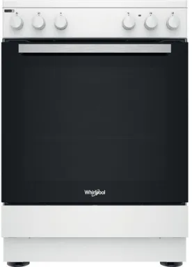 Whirlpool - Cuisinière Vitrocéramique - WS68V8KCWE