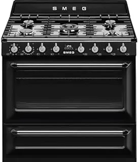 Smeg Victoria TR90BL2 four et cuisinière Electrique Gaz Noir A