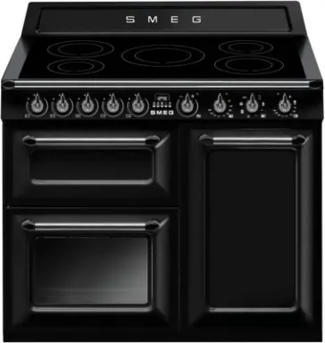 Smeg CUISINIARE TR103IBL2 Cuisinière Electrique Plaque avec zone à induction Noir B