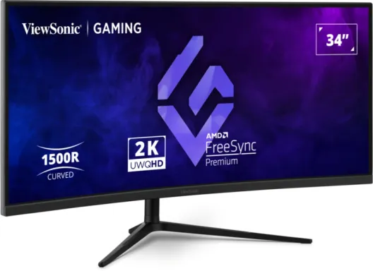 Viewsonic VX3418C-2K écran plat de PC 86,4 cm (34") 3440 x 1440 pixels UltraWide Quad HD Noir