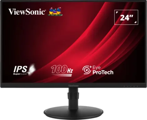 Viewsonic VA VA2408-HDJ écran plat de PC 61 cm (24") 1920 x 1080 pixels Full HD LED Noir