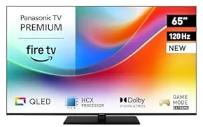 Panasonic TV-65W85BEZ sw LED-TVFire TV - 164 cm - 65\" 165,1 cm (65") 4K Ultra HD Smart TV Wifi Noir