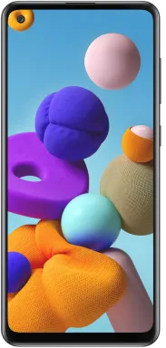 Samsung Galaxy A21s SM-A217F 16,5 cm (6.5") Double SIM Android 10 4G USB Type-C 3 Go 32 Go 5000 mAh Noir