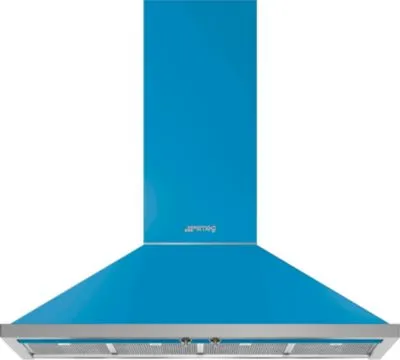 Smeg KPF12T hotte Montée au mur Turquoise 606 m³/h A+