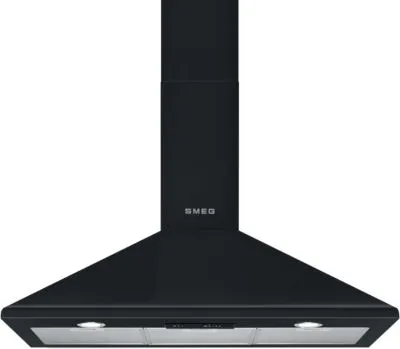 Smeg KSED95MBL hotte Montée au mur Noir 588 m³/h