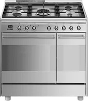 Smeg SCB92PX8 four et cuisinière Electrique Gaz Acier inoxydable A