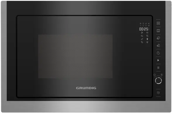 Grundig GMI 11311 X micro-onde Noir, Acier inoxydable Micro-ondes grill Intégré 25 L 900 W