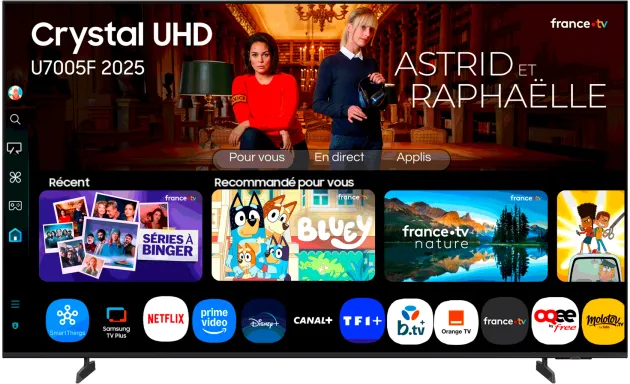 Samsung TV Crystal UHD 85" U7005F 2025, 4K, Smart TV
