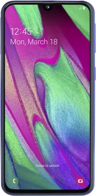 Samsung Galaxy A40 SM-A405F 15 cm (5.9") Double SIM Android 9.0 4G USB Type-C 4 Go 64 Go 3100 mAh Bleu
