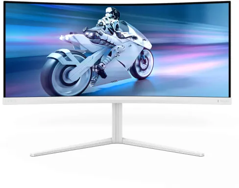 Philips 34M2C5501A/00 écran plat de PC 86,4 cm (34") 3440 x 1440 pixels Wide Quad HD LCD Blanc