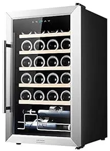 Cecotec GrandSommelier 24000 Refroidisseur de vin compresseur Pose libre Gris 24 bouteille(s)