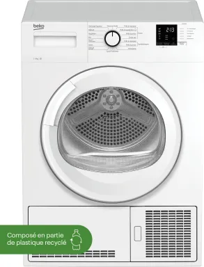 Beko DCB912W sèche-linge Pose libre Charge avant 9 kg B Blanc