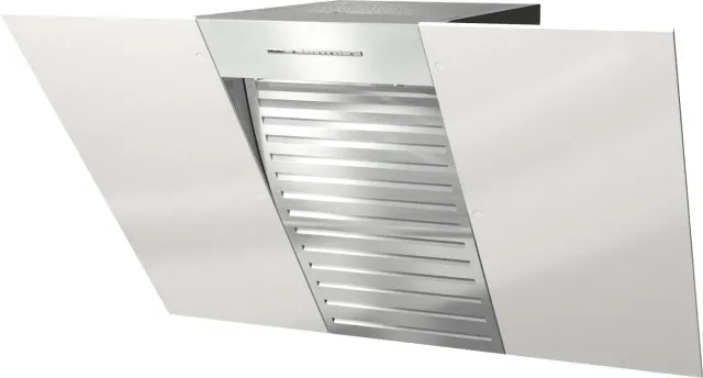 Miele DA 6096 W BB hotte Montée au mur Acier inoxydable, Blanc 650 m³/h