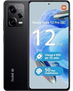 Xiaomi Redmi Note 12 Pro 5G 16,9 cm (6.67") Double SIM Android 12 USB Type-C 6 Go 128 Go 5000 mAh Noir
