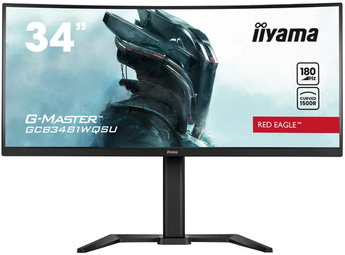 iiyama G-MASTER GCB3481WQSU-B1 écran plat de PC 86,4 cm (34") 3440 x 1440 pixels UltraWide Quad HD LCD Noir