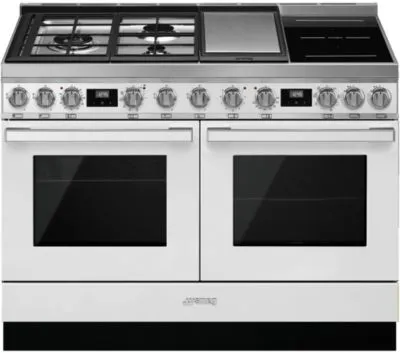 Smeg CPF120IGMPWH four et cuisinière Electrique Combi Blanc A+