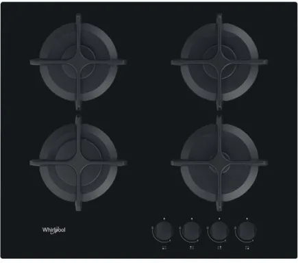 Whirlpool GOB 616/NB Noir Intégré 59 cm Gaz 4 zone(s)