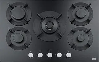 Franke FHMF 755 4G DC C BK Noir Intégré 75 cm Gaz 5 zone(s)